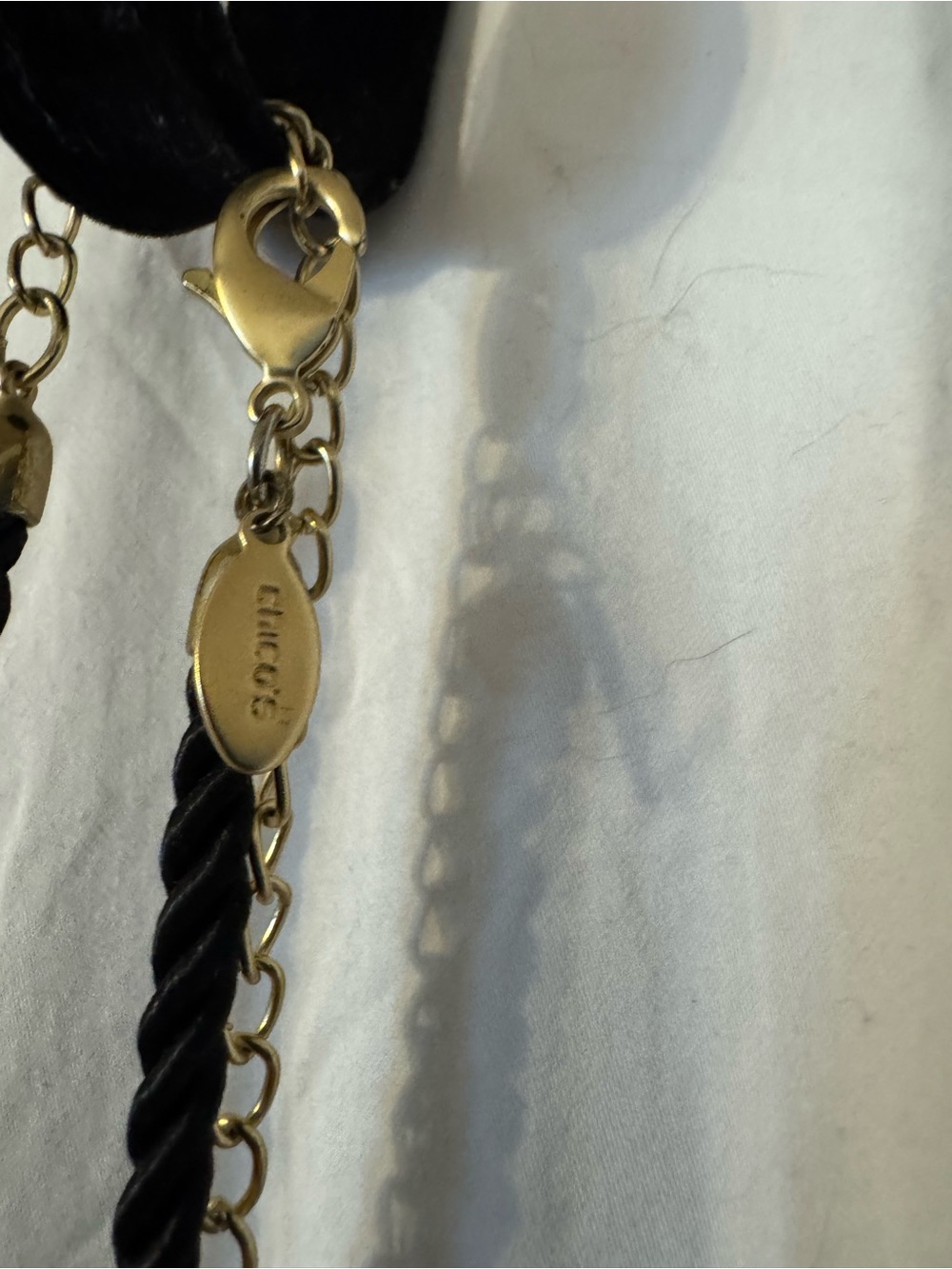 Chico’s Black Beaded Tassel Necklace - Women Jewelry, Long Line Classic. - Picture 5 of 16